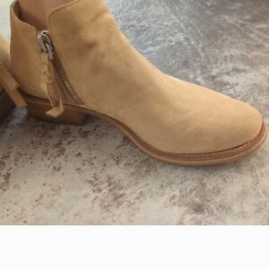 Tan Suede Ankle Boots